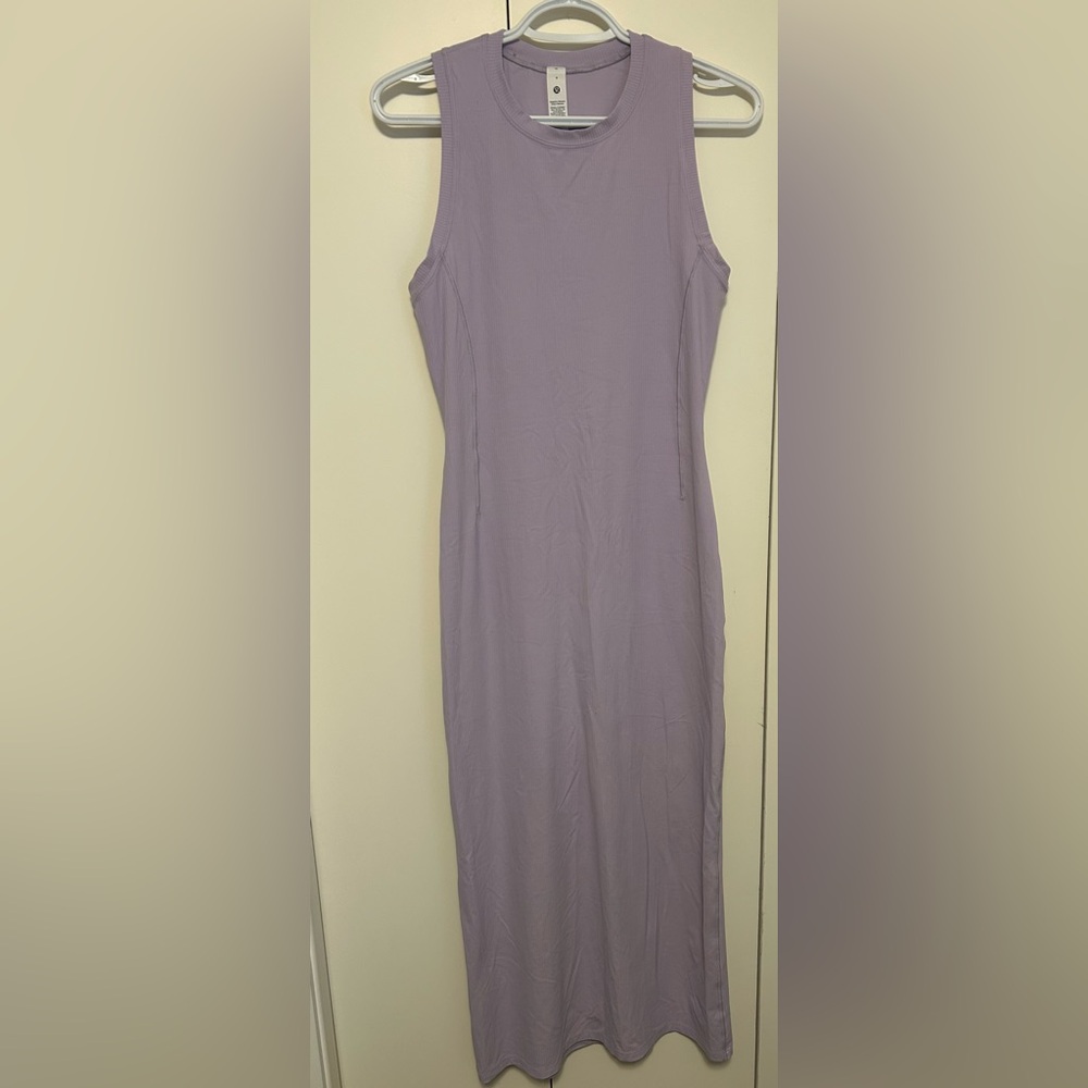 Lululemon all aligned ribbed midi dress